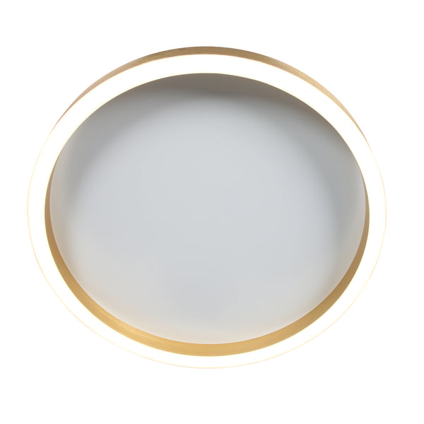 Goudkleurige plafondlamp Ringlux 4135GO Ø40CM 3600 Lumen
