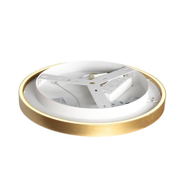 Goudkleurige plafondlamp Ringlux 4135GO Ø40CM 3600 Lumen