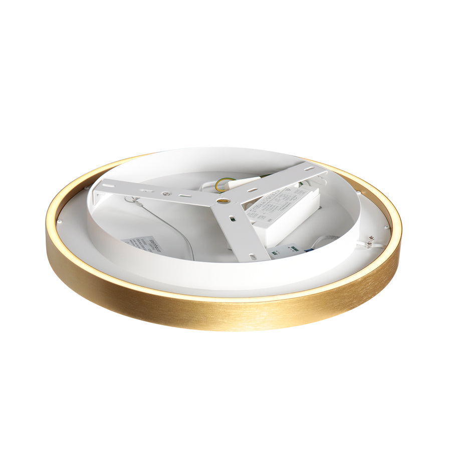 Goudkleurige plafondlamp Ringlux 4135GO Ø40CM 3600 Lumen