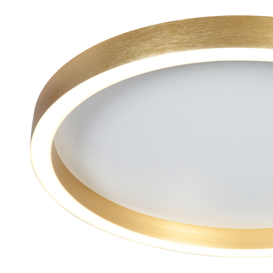 Goudkleurige plafondlamp Ringlux 4135GO Ø40CM 3600 Lumen