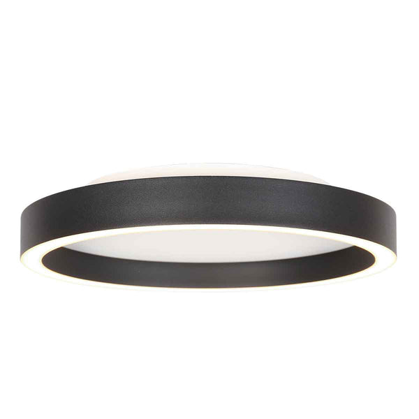 Zwarte plafondlamp ringlux 4135zw ø40cm 3600 lumen