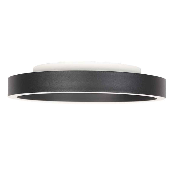 Zwarte plafondlamp ringlux 4135zw ø40cm 3600 lumen