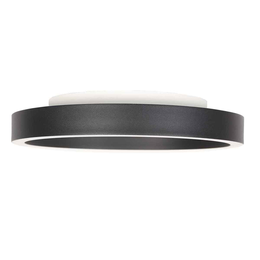 Zwarte plafondlamp ringlux 4135zw ø40cm 3600 lumen