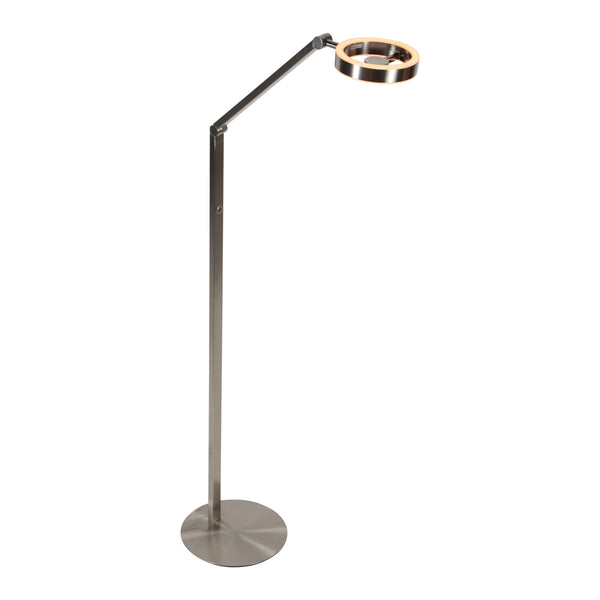 Ringlux 4138ST – verstelbare LED leeslamp in geborsteld staal