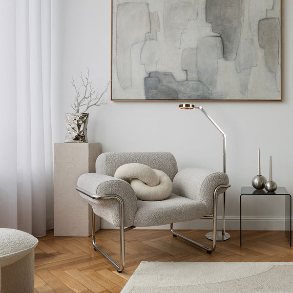 Ringlux 4138ST – verstelbare LED leeslamp in geborsteld staal