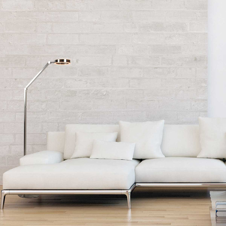 Ringlux 4138ST – verstelbare LED leeslamp in geborsteld staal
