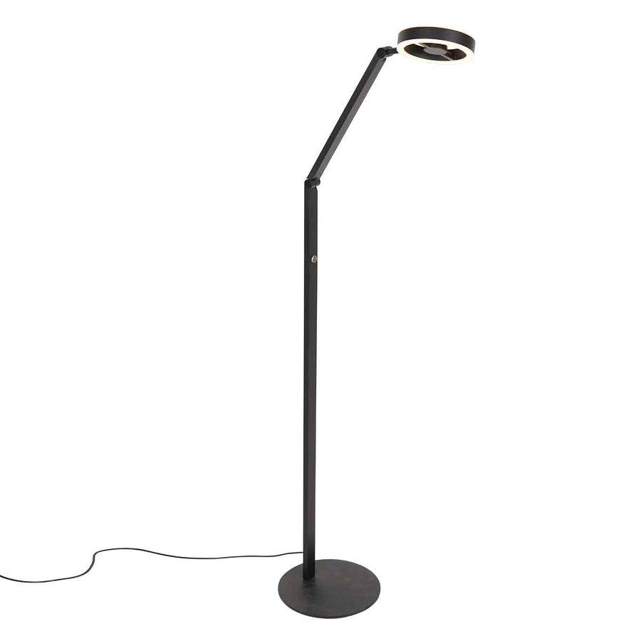 Zwarte vloerlamp Ringlux 4138ZW 1000 Lumen