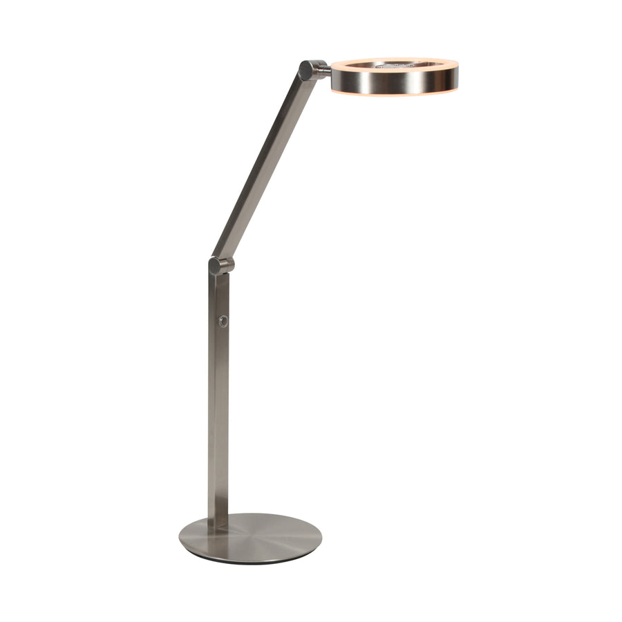 Ringlux 4139ST – elegante tafellamp met warm licht en stijlvol staal