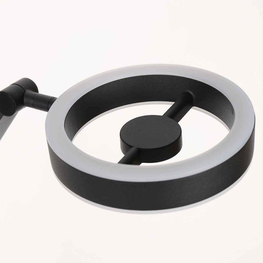 Zwarte tafellamp Ringlux 4139ZW 1000 Lumen
