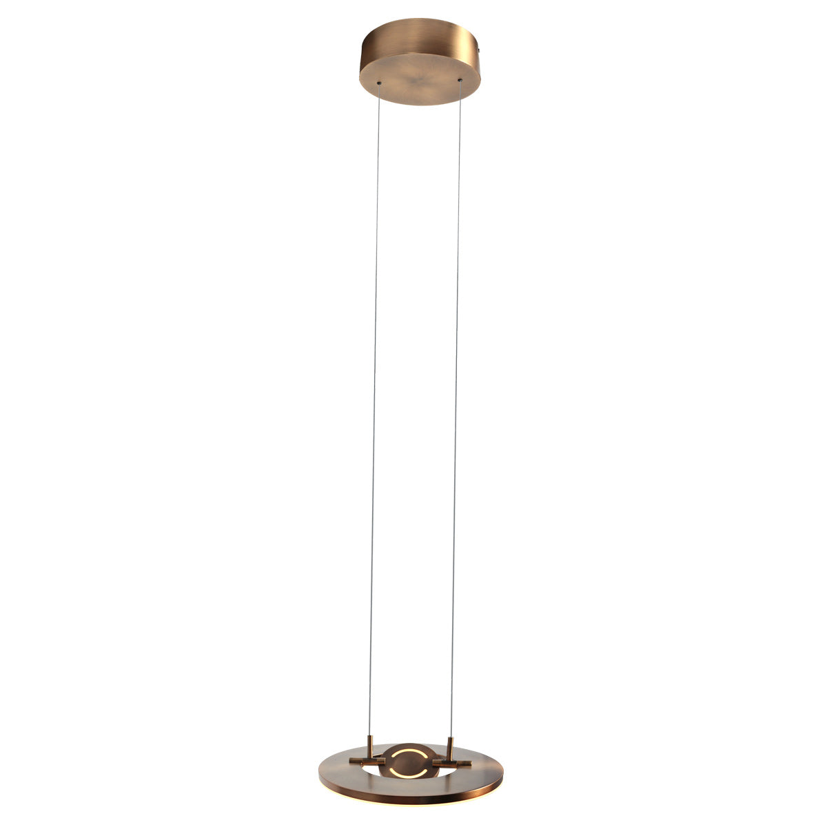 Soleil 4140br – elegante bronzen hanglamp met draaibare ringen