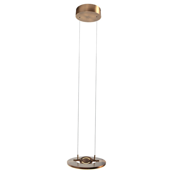 Soleil 4140br – elegante bronzen hanglamp met draaibare ringen