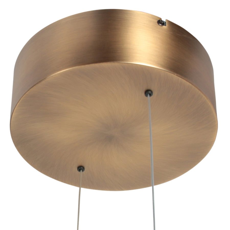 Soleil 4140br – elegante bronzen hanglamp met draaibare ringen