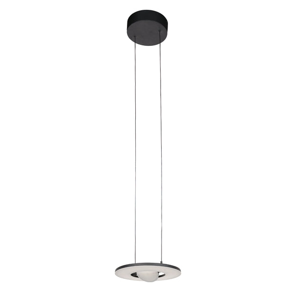 Zwarte hanglamp Soleil 4140ZW met lift systeem