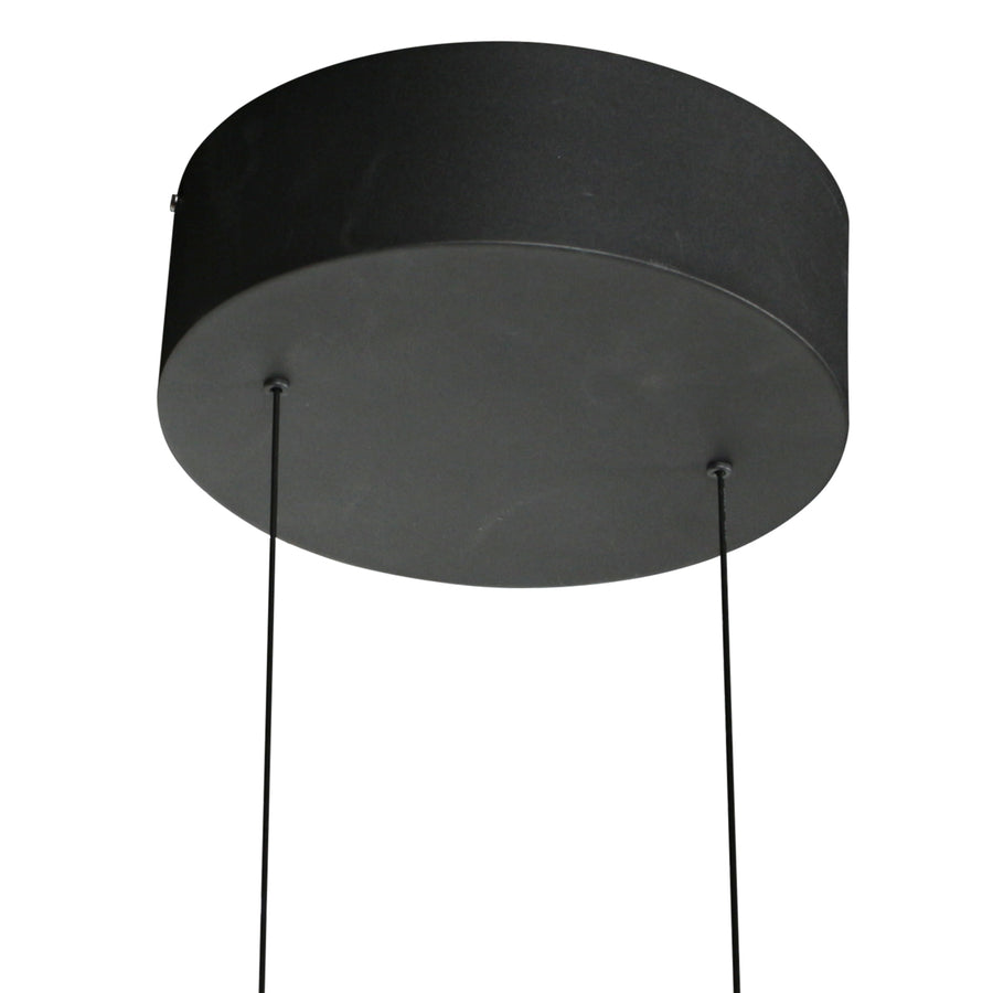 Zwarte hanglamp Soleil 4140ZW met lift systeem