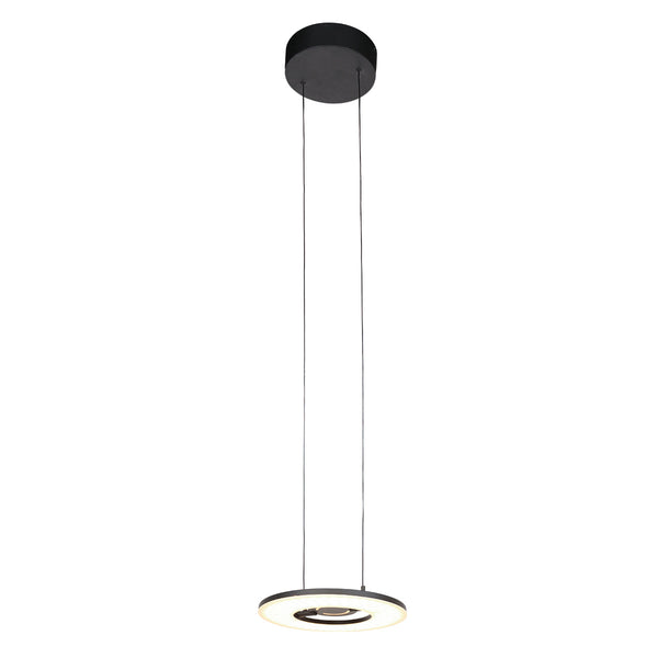 Zwarte hanglamp Soleil 4140ZW met lift systeem