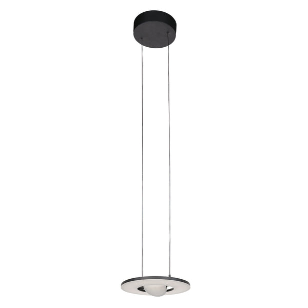 Zwarte hanglamp Soleil 4140ZW met lift systeem