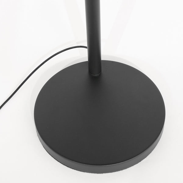 3 Lichts vloerlamp Sparkled Light 4148ZW met naturel bamboe kappen