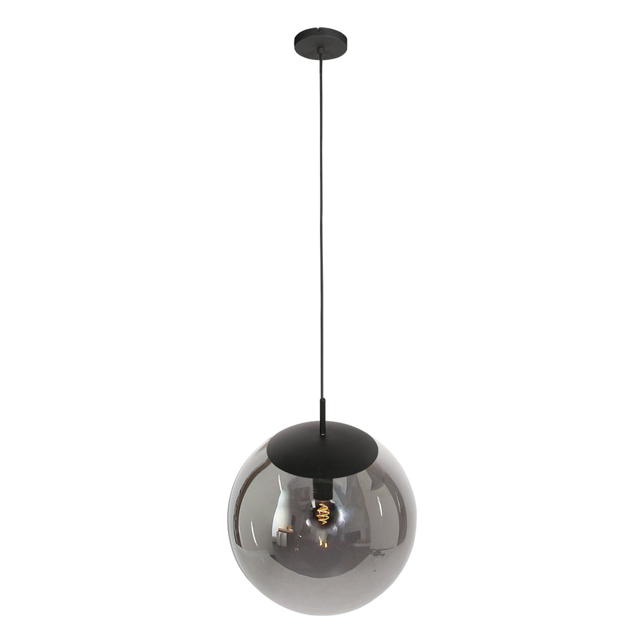 Stijlvolle hanglamp Bollique 4186ZW glas 40cm