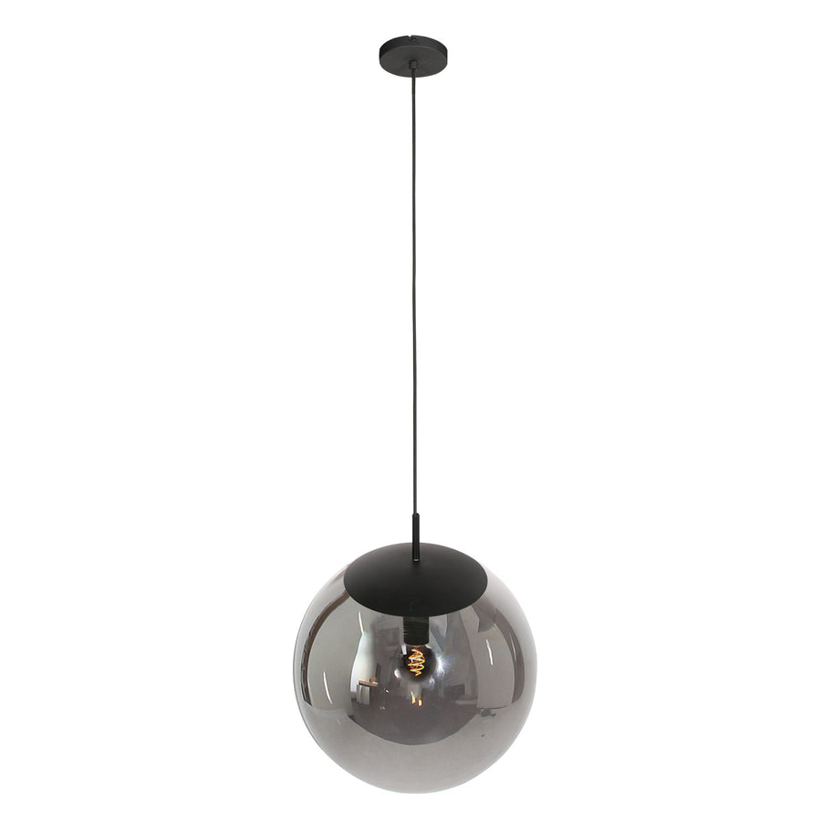 Stijlvolle hanglamp Bollique 4186ZW glas 40cm