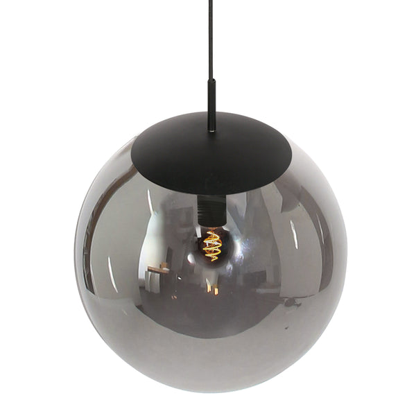 Stijlvolle hanglamp Bollique 4186ZW glas 40cm
