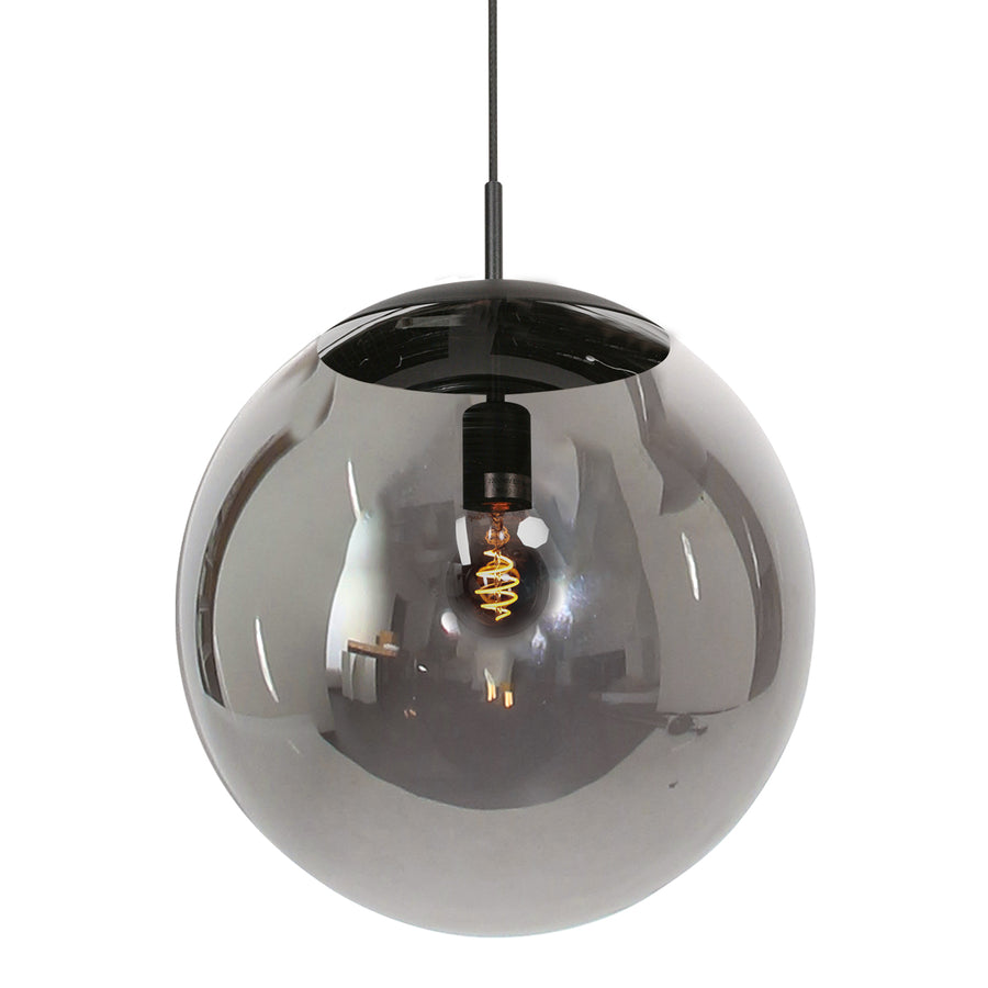 Stijlvolle hanglamp Bollique 4186ZW glas 40cm