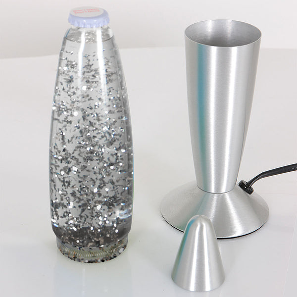 Speelse glitter tafellamp volcan 4187st – een sprankelend spektakel