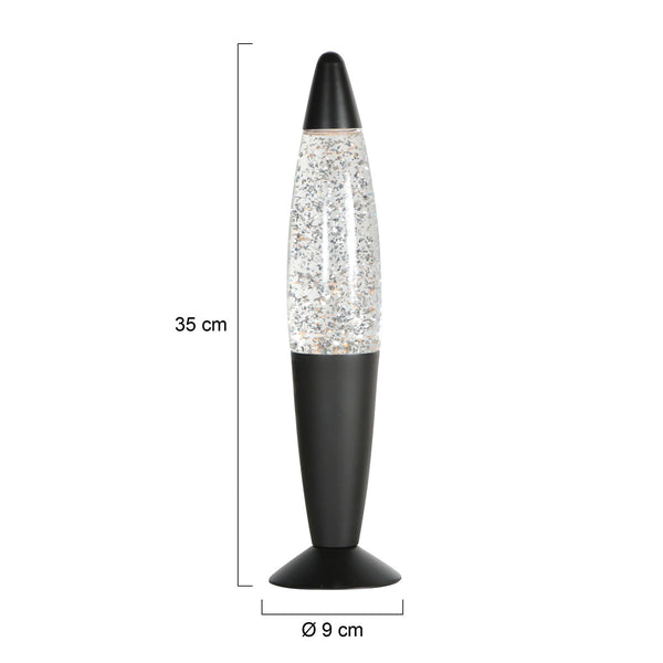 Speelse glitter tafellamp volcan 4187zw – een sprankelend spektakel