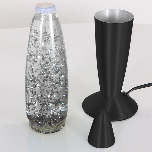 Speelse glitter tafellamp volcan 4187zw – een sprankelend spektakel