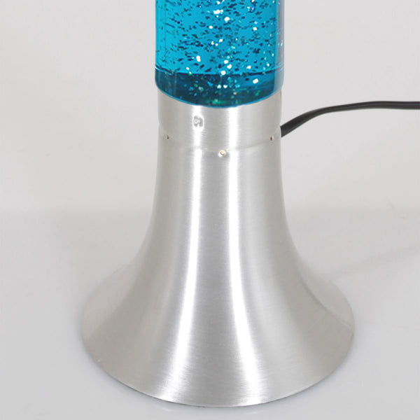 Speelse glitter tafellamp volcan 4188st – een sprankelend spektakel