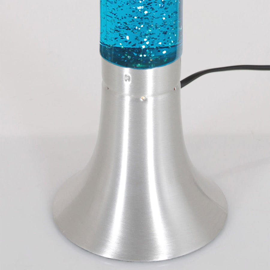 Speelse glitter tafellamp volcan 4188st – een sprankelend spektakel