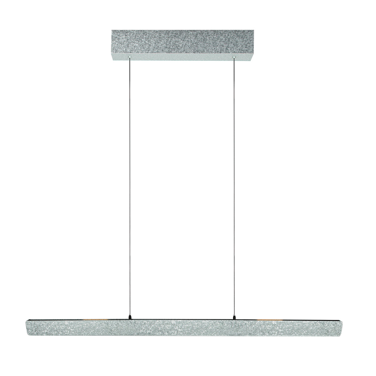 Champagne-staal kleurige hanglamp Fluxy 4189ST et cable lift 120cmwn
