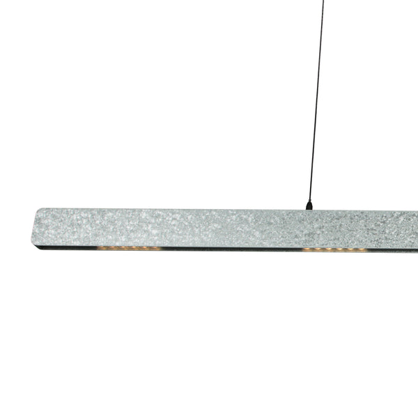 Champagne-staal kleurige hanglamp Fluxy 4189ST et cable lift 120cmwn