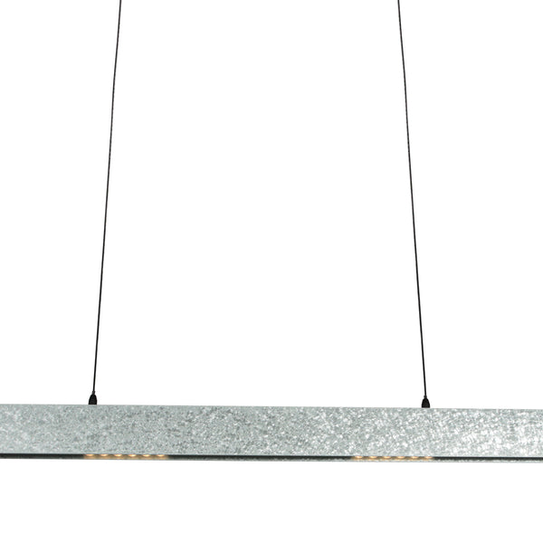 Champagne-staal kleurige hanglamp Fluxy 4189ST et cable lift 120cmwn
