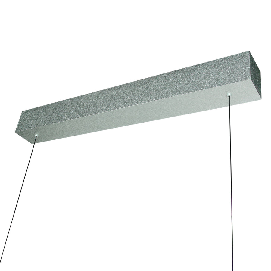 Champagne-staal kleurige hanglamp Fluxy 4190ST et cable lift 160cm