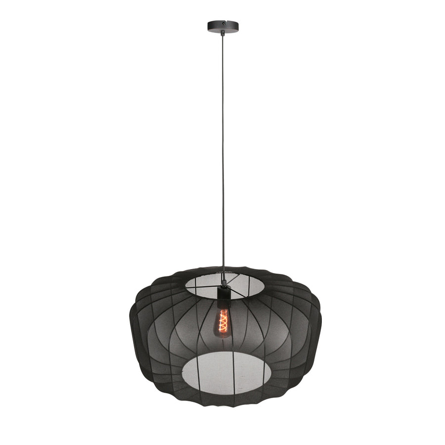 Zwarte hanglamp sable 4193zw – luxe en sfeervolle blikvanger