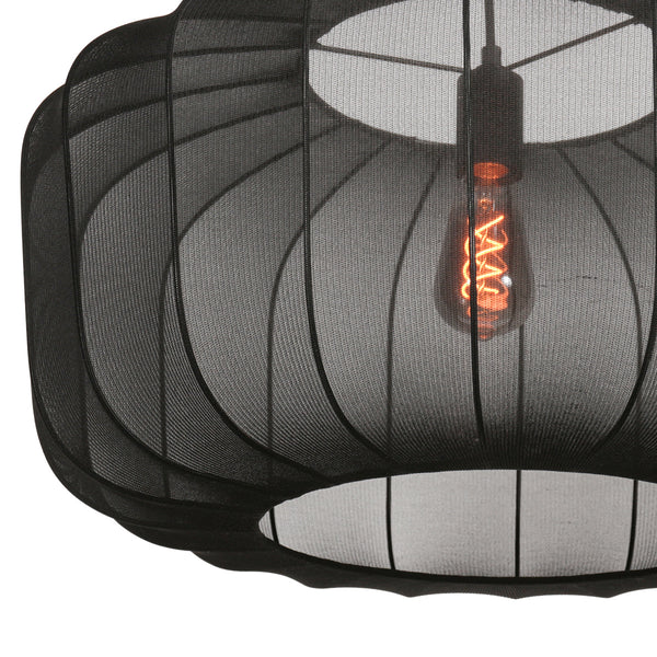 Zwarte hanglamp sable 4193zw – luxe en sfeervolle blikvanger