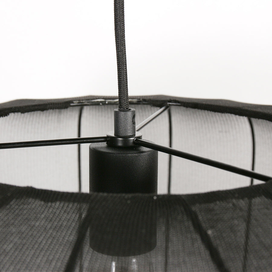 Zwarte hanglamp sable 4193zw – luxe en sfeervolle blikvanger