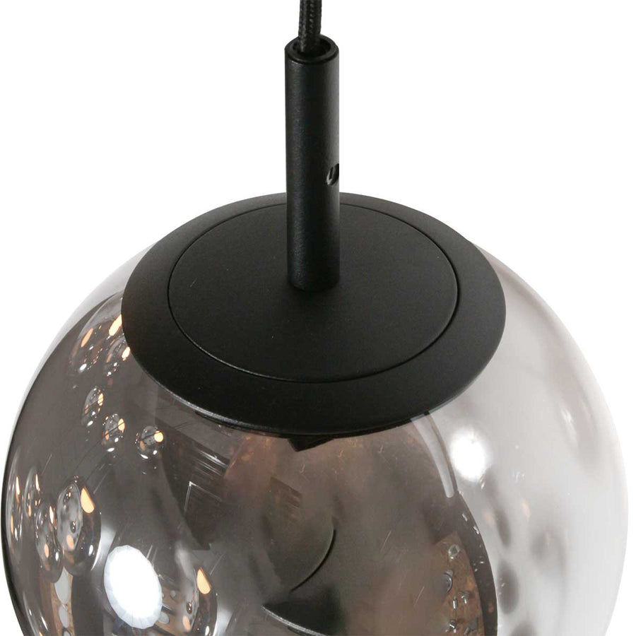 Zwarte Hanglamp Bollique 4195ZW – Imposante Vide Lamp met 12 Lichtpunten