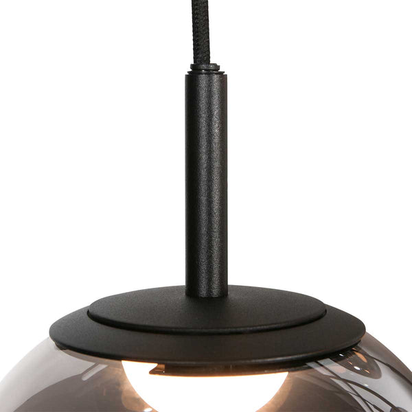 Zwarte Hanglamp Bollique 4195ZW – Imposante Vide Lamp met 12 Lichtpunten