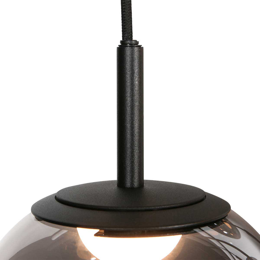 Zwarte Hanglamp Bollique 4195ZW – Imposante Vide Lamp met 12 Lichtpunten