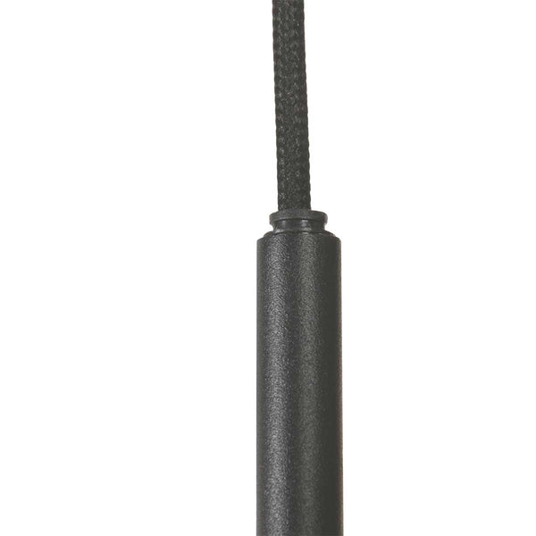 Zwarte Hanglamp Bollique 4196ZW – Stijlvolle Vide Lamp met Smoke Glas