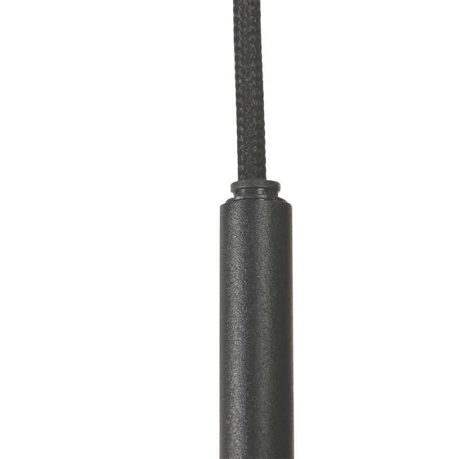 Zwarte Hanglamp Bollique 4196ZW – Stijlvolle Vide Lamp met Smoke Glas