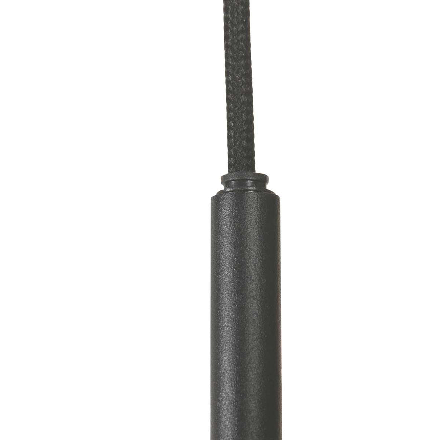 Zwarte Hanglamp Bollique 4196ZW – Stijlvolle Vide Lamp met Smoke Glas