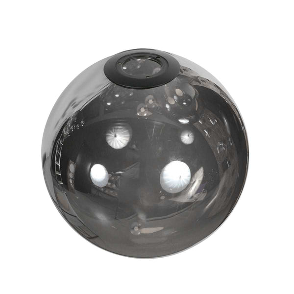 Zwarte Hanglamp Bollique 4196ZW – Stijlvolle Vide Lamp met Smoke Glas