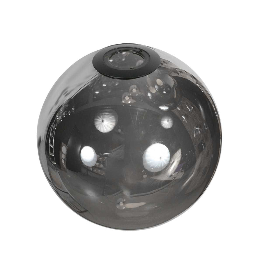 Zwarte Hanglamp Bollique 4196ZW – Stijlvolle Vide Lamp met Smoke Glas