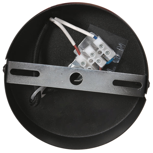 Glimsy 4199ZW Hanglamp – Zwart Glas Ø22 cm