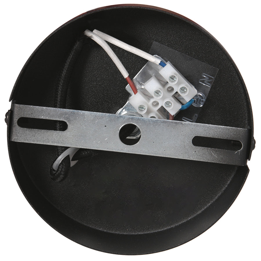 Glimsy 4199ZW Hanglamp – Zwart Glas Ø22 cm
