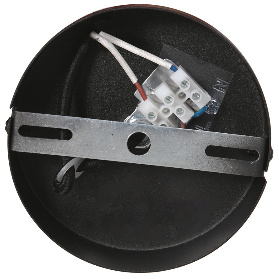 Glimsy 4199ZW Hanglamp – Zwart Glas Ø22 cm