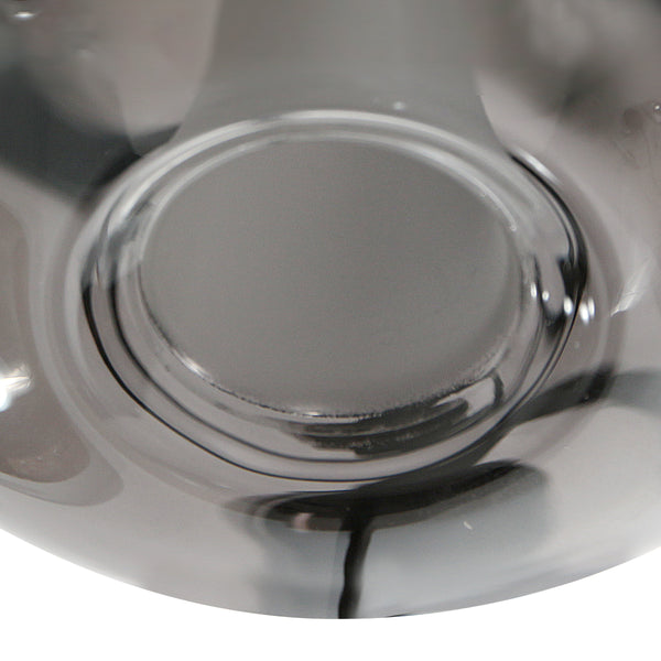 Glimsy 4200ZW Hanglamp – Zwart Glas Ø14,5 cm