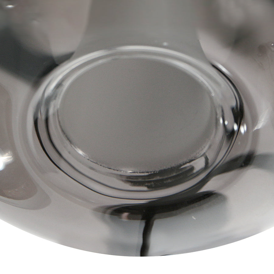 Glimsy 4200ZW Hanglamp – Zwart Glas Ø14,5 cm